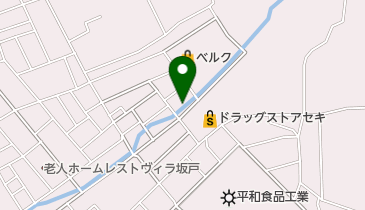 新洗濯生活ベルク坂戸石井店の地図画像