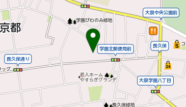 大泉学園町長栄会の地図画像