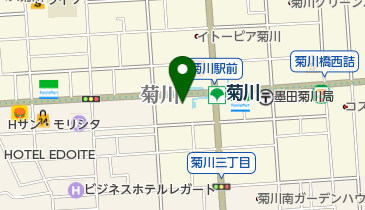 美容室リズム(ReIsm)菊川店の地図画像
