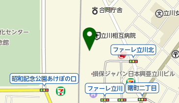 らかんスタジオ立川店の地図画像