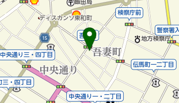 七里屋茶房の地図画像