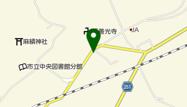 あめや土産店の地図画像