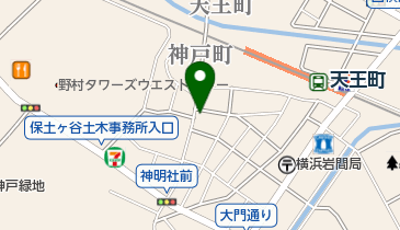 神戸町東部町内会館の地図画像