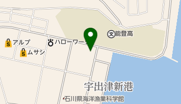 能登町宇出津港水産物鮮度保持施設の地図画像