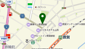 敦賀かわとの地図画像