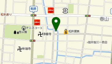中島屋呉服店着方教室の地図画像