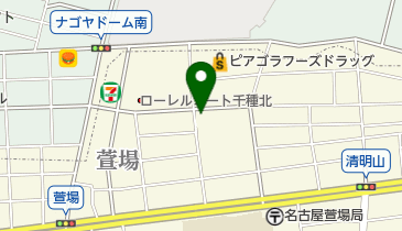 ドッグサロンイソラの地図画像