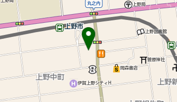 近畿日本ツーリスト特約店コスモス観光ハイトピア伊賀店の地図画像