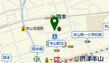 ボディショップ神戸岡本店の地図画像