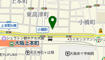 ひのき塾上本町教室の地図画像