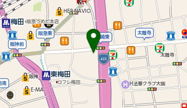 メディアカフェポパイ泉の広場店の地図画像
