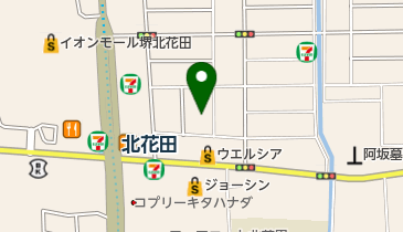 にこにこキッズ 北花田園の地図画像