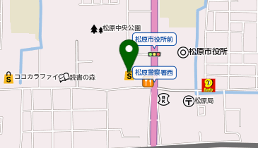 河合音楽教室松原ショップ教室の地図画像