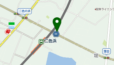 蒲団屋かねい二色浜店の地図画像