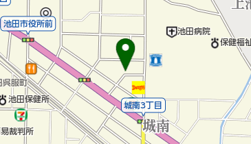 株式会社グリーンビルド池田出張所の地図画像