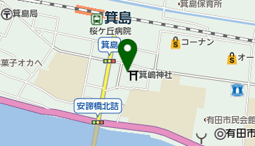 箕島神社の地図画像