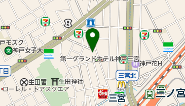 ボルドーの地図画像