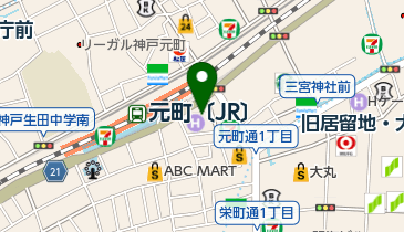 麻雀倶楽部アカギの地図画像