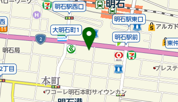明石アートスクール・画塾はるの地図画像
