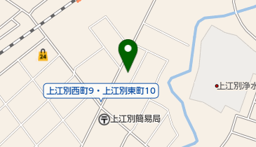 世界平和統一家庭連合江別家庭教会の地図画像