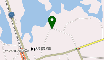 大沼交通ポロト館大沼展望閣店の地図画像