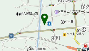 岩舘電気株式会社宮古営業所の地図画像