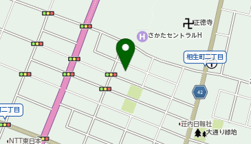 酒田市役所 交流観光課 ふるさと納税係の地図画像