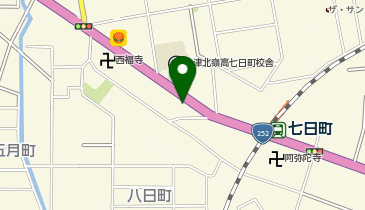 リノスヘアーの地図画像