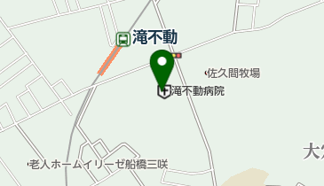 滝不動病院歯科の地図画像