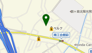 ポニークリーニングベルク鶴ヶ丘店の地図画像