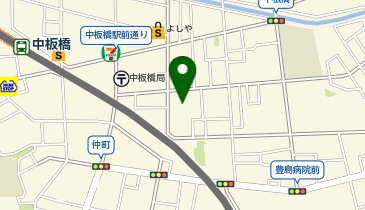 谷ランドリーの地図画像