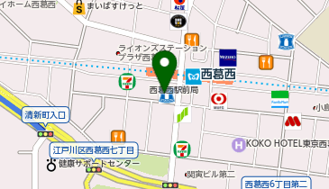 花太郎 西葛西南口店の地図画像