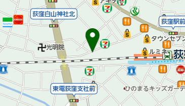 クリーニングショップ共栄の地図画像