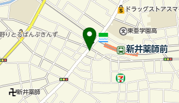京樽 新井薬師前店の地図画像