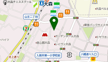 保険相談ショップ保険ほっとラインラズ(Luz)大森店の地図画像