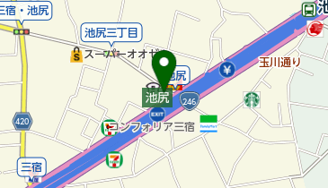 池尻マザーズ整骨院の地図画像