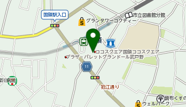 KC国領店の地図画像