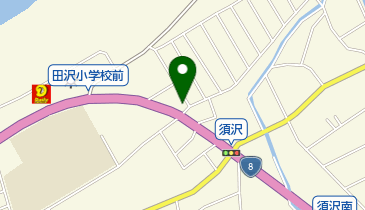 食事処利休の地図画像