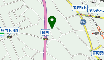 横内区公民館の地図画像