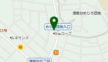 Az横浜港南店の地図画像