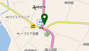 山中湖村役場 ゆいの広場ひらりの地図画像