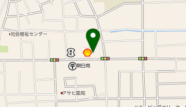 株式会社黒川クリーニング社 朝日店の地図画像