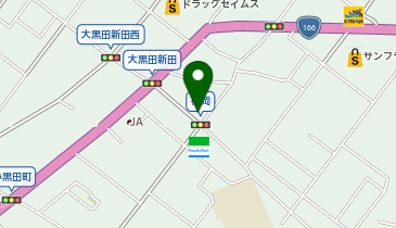 くすり・化粧品のおくくらの地図画像