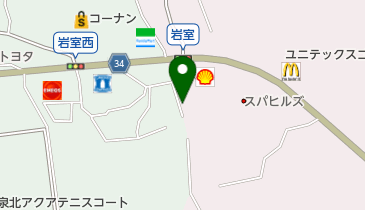 レイス治療院大阪狭山の地図画像