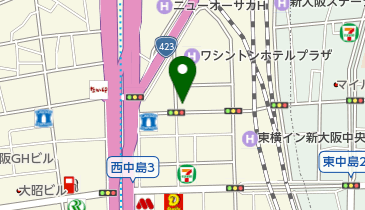 キウイゲームズ新大阪南方店の地図画像