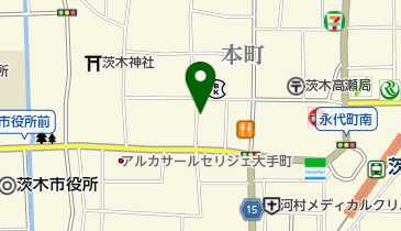 プレイン茨木教室の地図画像