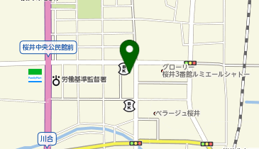 新車市場ATTRACTIVE桜井店の地図画像