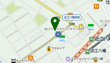 リラ(Lila)近江八幡店の地図画像