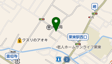 えがお鍼灸整骨院栗東店の地図画像