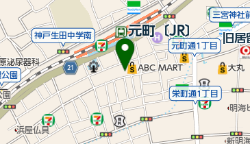 ミオスタイル元町店の地図画像